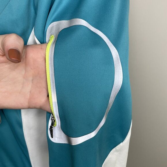 Pearl Izumi Infinity Softshell Jacket Blue Waterproof Windproof Zip Up Lg Bike - Picture 11 of 16